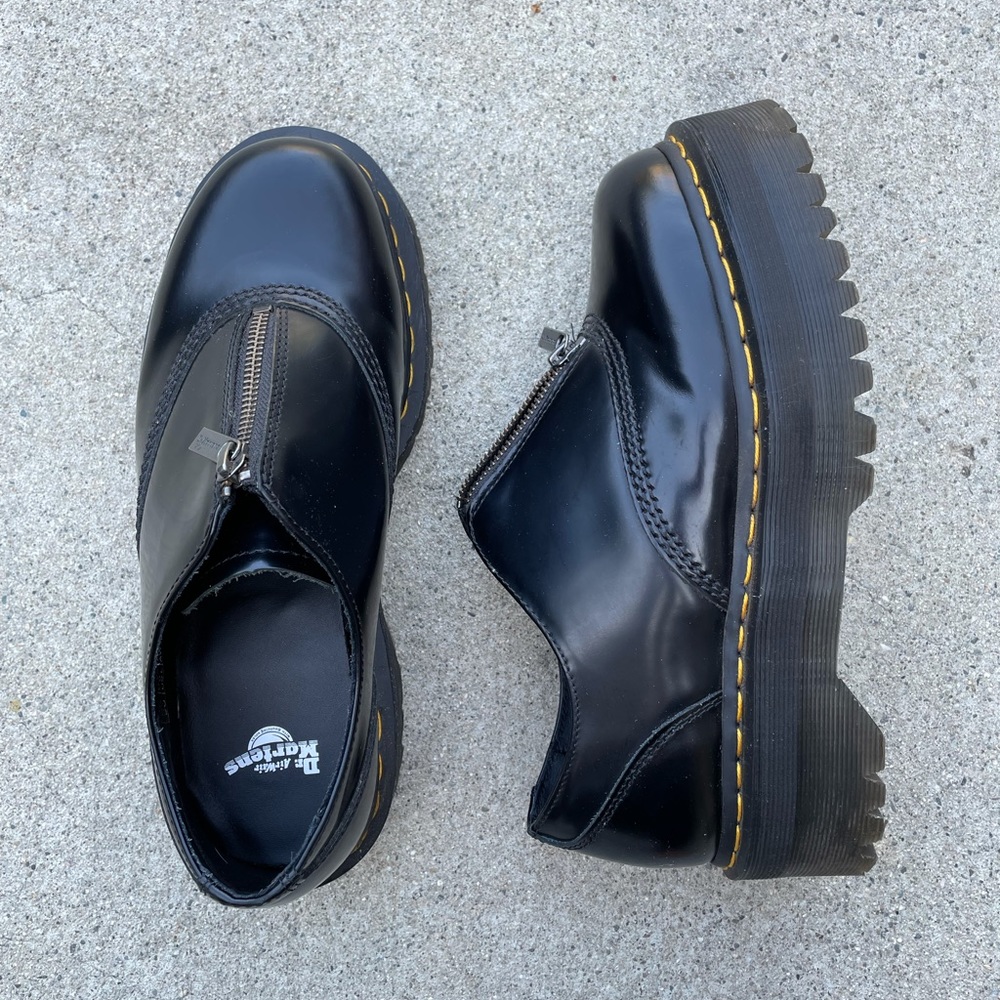 Dr Martens 1461 Aurian II platform quad zip size 9